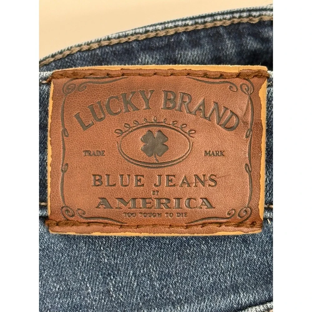 Lucky Brand Bridgette Skinny Jeans Womens Sz 0/25 Dark Wash High Rise Stretch